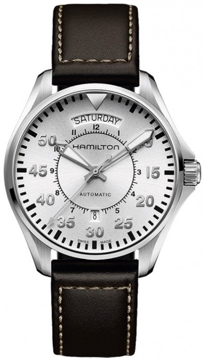 hamilton pilot day date auto