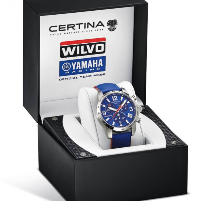 Certina DS Podium Chronograph 1/10 sec Wilvo Yamaha Official MXGP