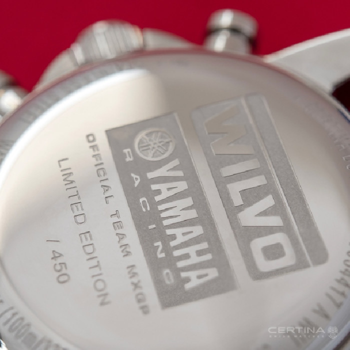 Certina DS Podium Chronograph 1/10 sec Wilvo Yamaha Official MXGP