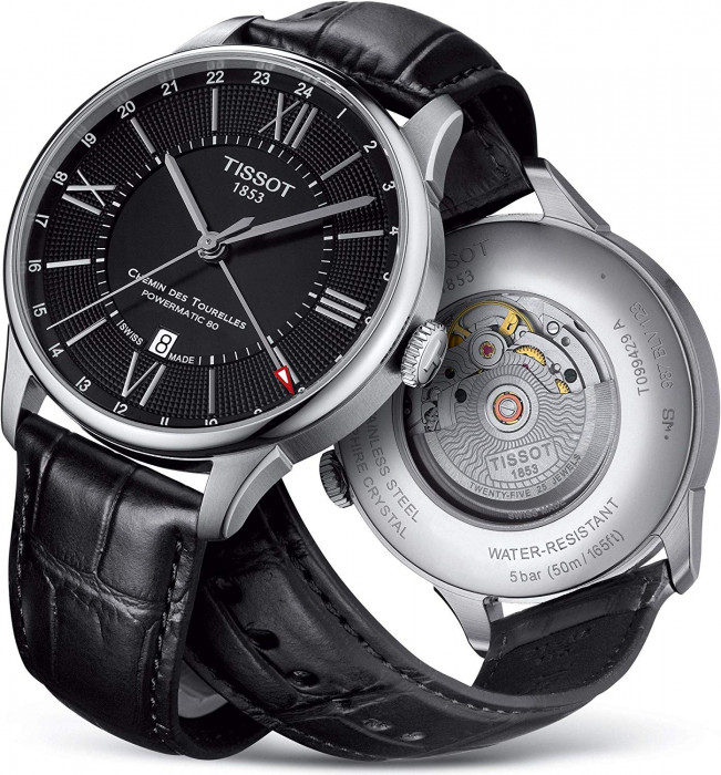 TISSOT CHEMIN DES TOURELLES POWERMATIC 80 GMT