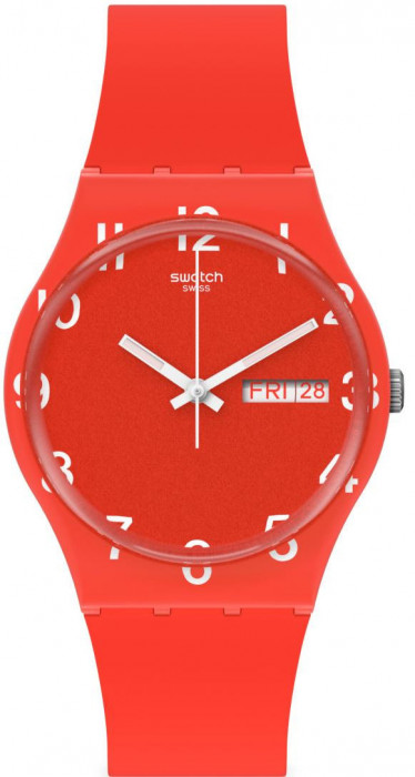 SWATCH OVER RED