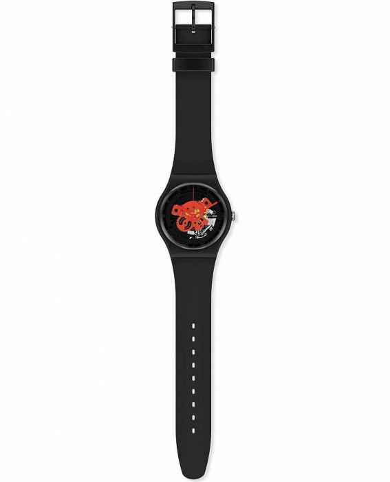 SWATCH TIME TO RED BIG