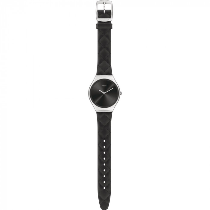 SWATCH BLACK QUILTED