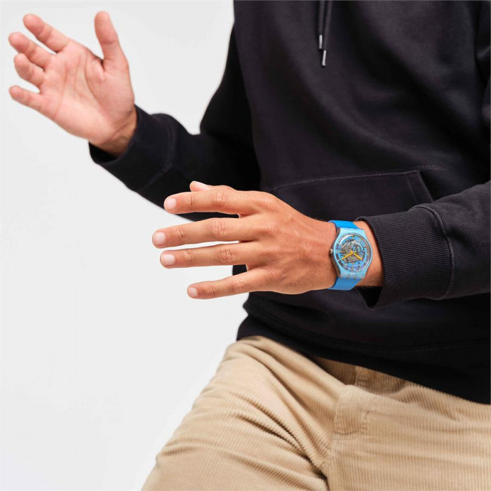 SWATCH SHIMMER BLUE
