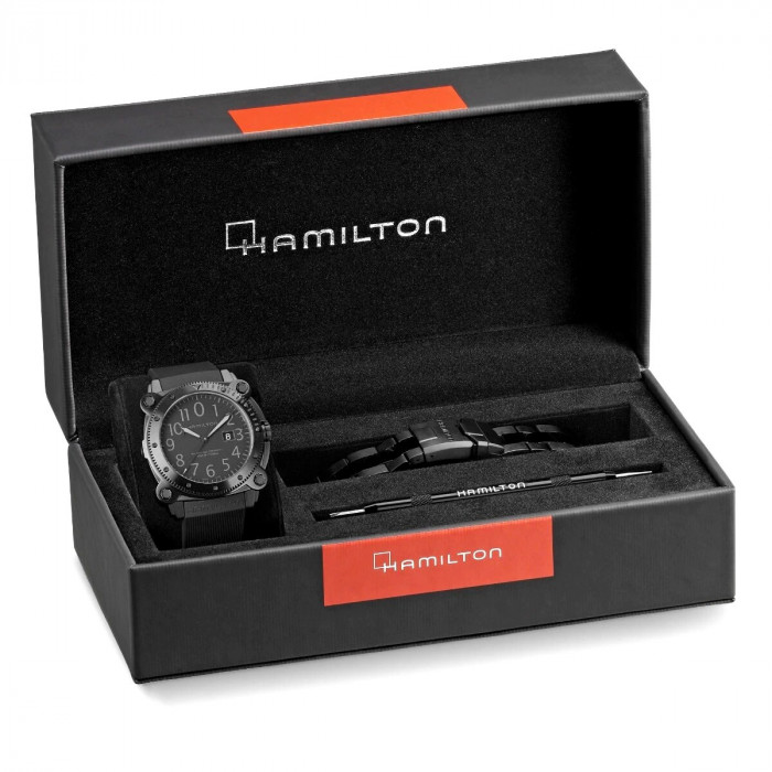 Hamilton Khaki Navy BeLOWZERO Auto Titanium