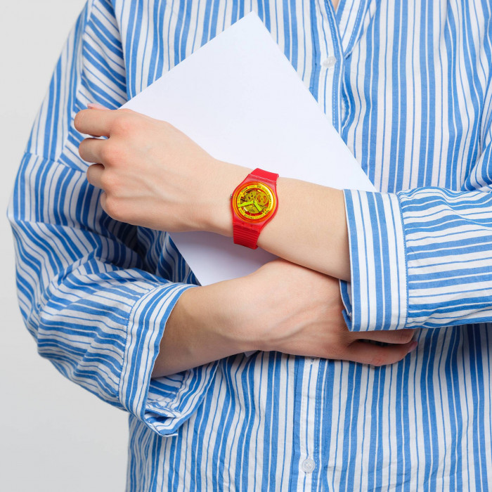 SWATCH RETRO-ROSSO