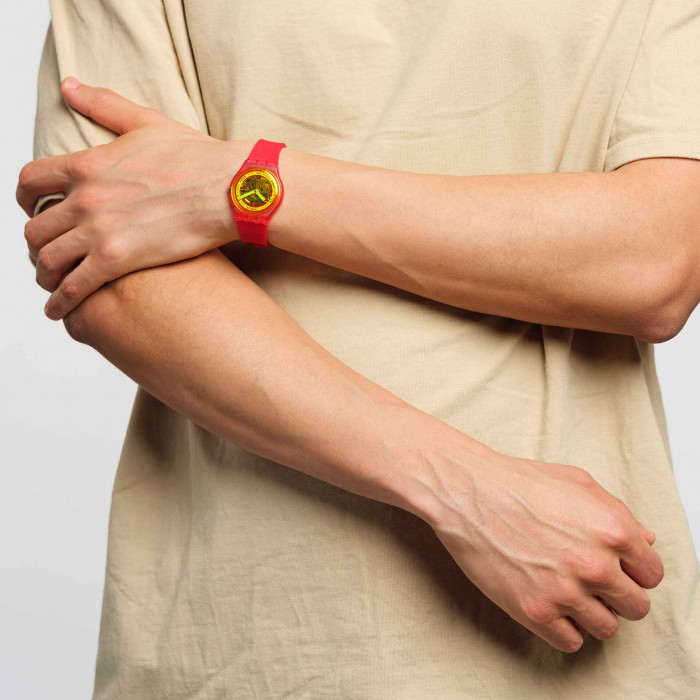 SWATCH RETRO-ROSSO