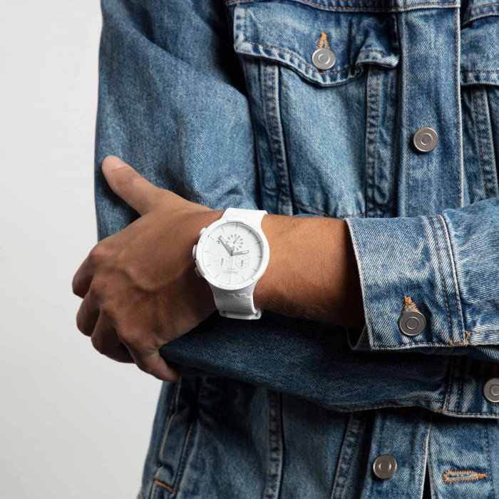SWATCH CHEQUERED WHITE