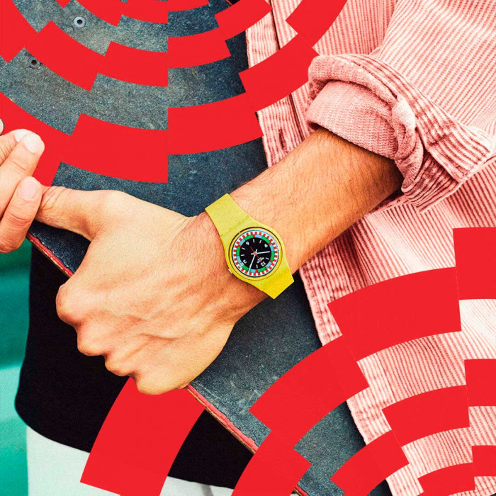 SWATCH YEL RACE