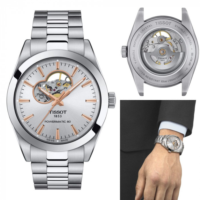 TISSOT GENTLEMAN POWERMATIC 80 OPEN HEART