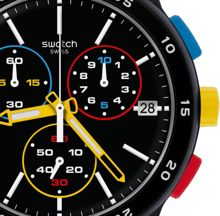 SWATCH BLACK-ONE