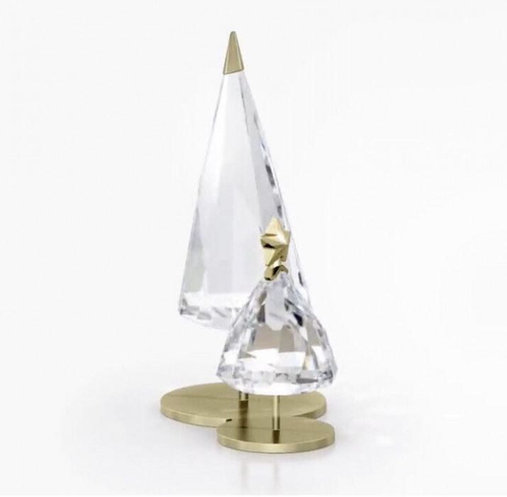 Волшебный Дуэт Рождественских Елок Swarovski