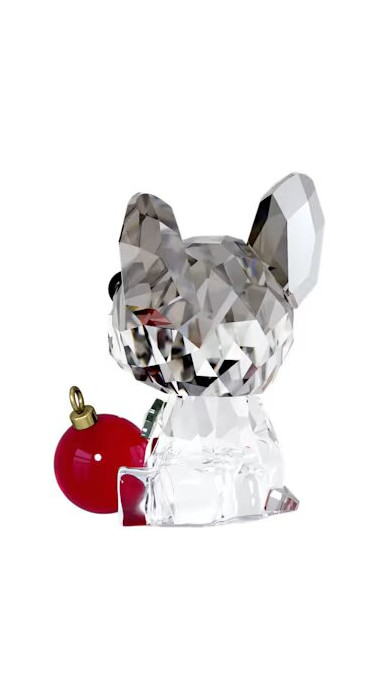 Праздничное украшение Мопс Swarovski