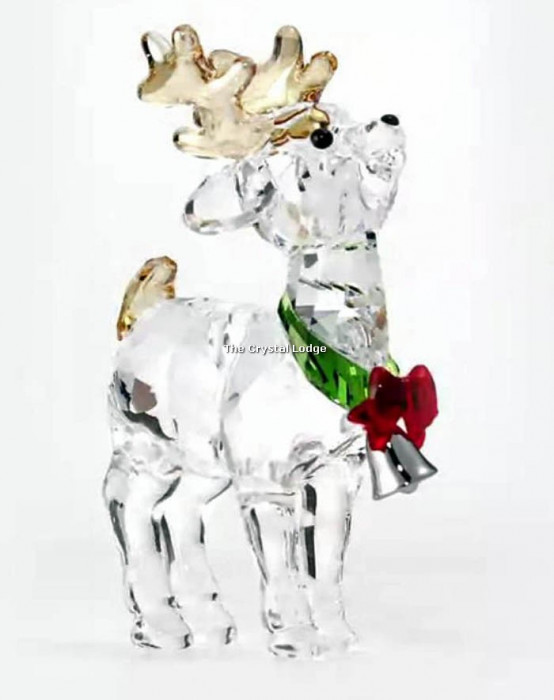 Фигурка Олени Санта-Клауса Swarovski