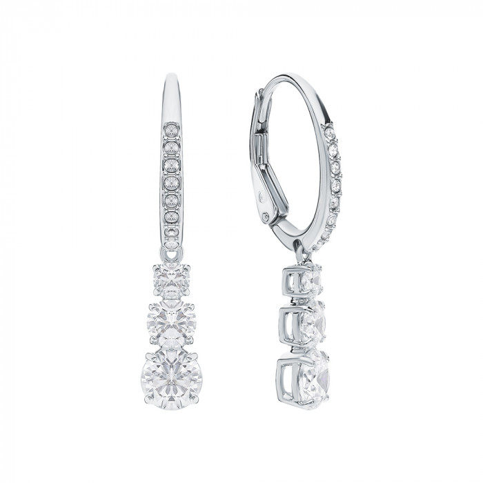 Серьги-кольца Swarovski Attract Trilogy
