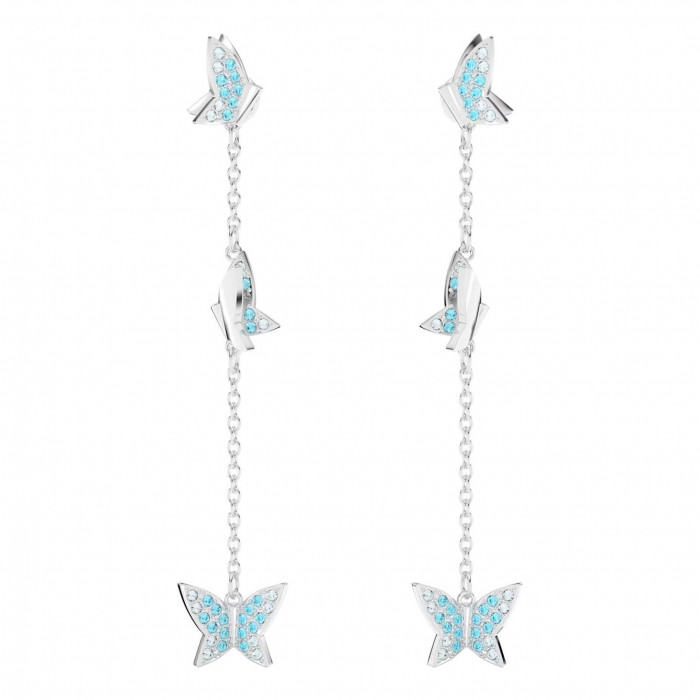 Серьги-подвески Бабочки Swarovski Lilia