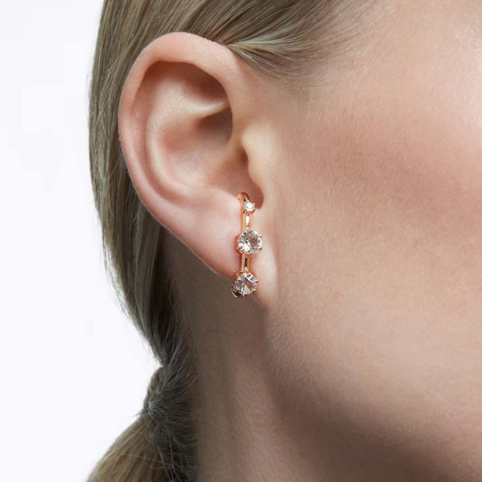 Серьги пусеты-гвоздики Swarovski Constella
