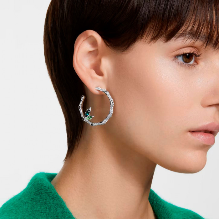 Серьги-кольца Swarovski Dellium 