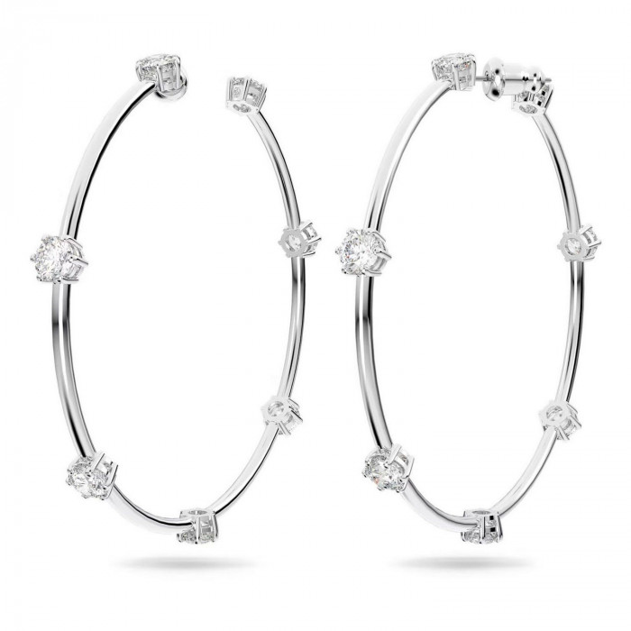 Серьги-кольца Swarovski Constella