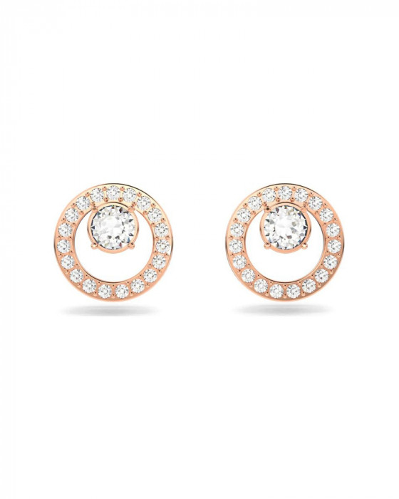 Серьги-пусеты круглые Swarovski Creativity