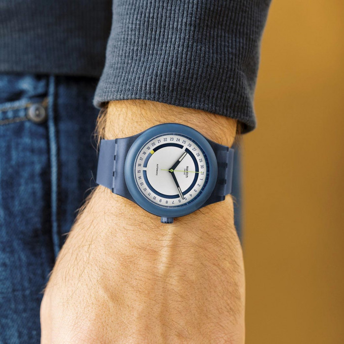 SWATCH SISTEM51 HODINKEE STOPLIGHT NEON REMIX