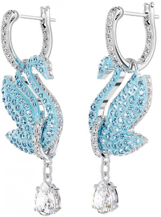 Серьги-подвески ICONIC SWAN SWAROVSKI