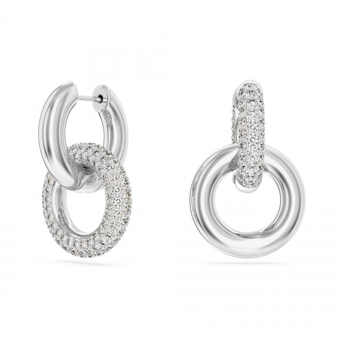Серьги-кольца DEXTERA SWAROVSKI