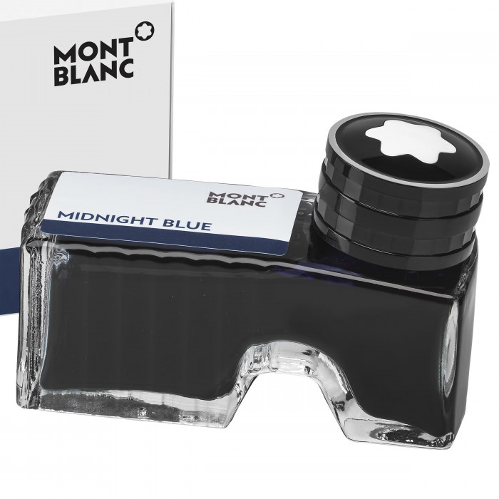 Чернила Montblanc MIDNIGHT BLUE ФЛАКОН 60 МЛ