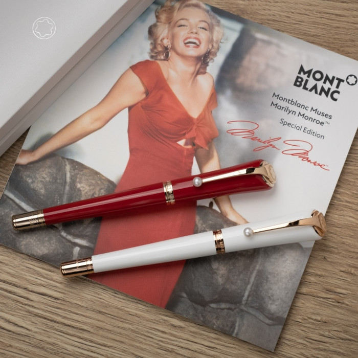 Роллер Montblanc Muses Marilyn Monroe Special Edition Pearl