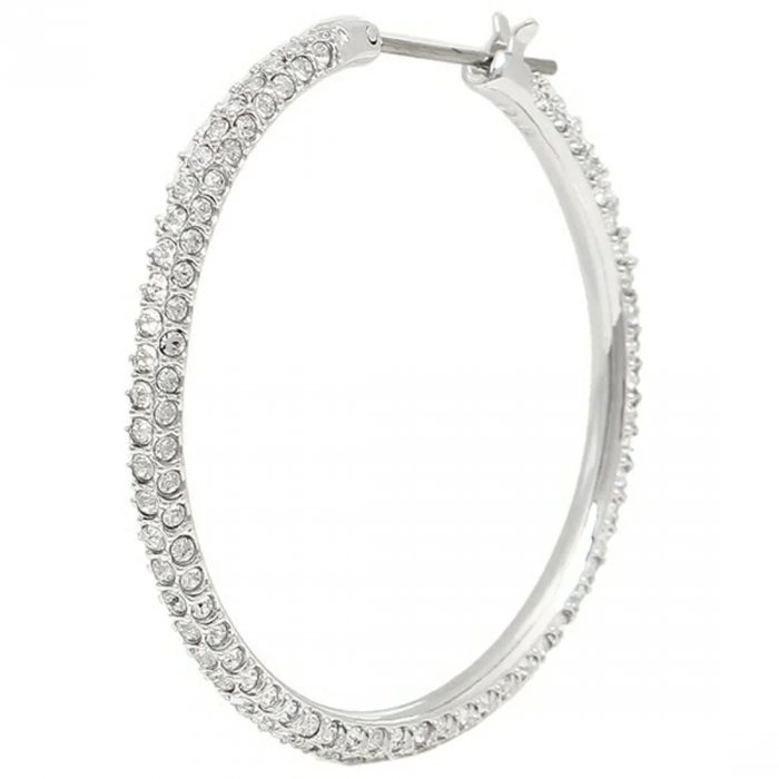 Серьги-кольца STONE SWAROVSKI