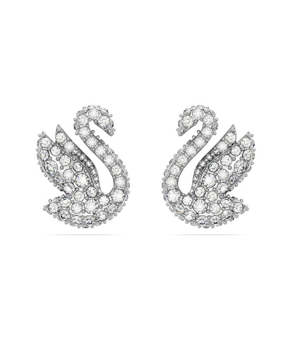 Серьги-пусеты ICONIC SWAN SWAROVSKI