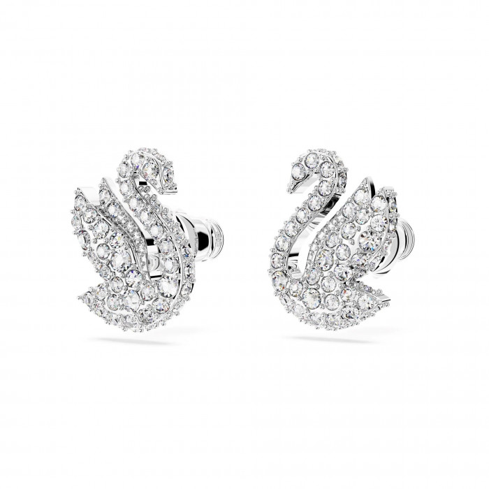 Серьги-пусеты ICONIC SWAN SWAROVSKI