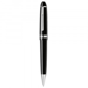 Шариковая ручка Montblanc Meisterstück Midsize с платиновым покрытием