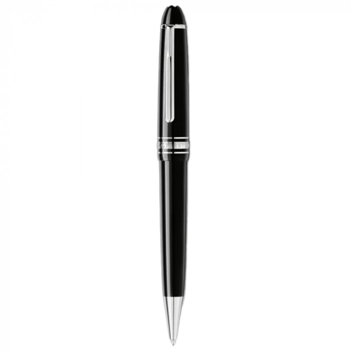 Шариковая ручка Montblanc Meisterstück Midsize с платиновым покрытием