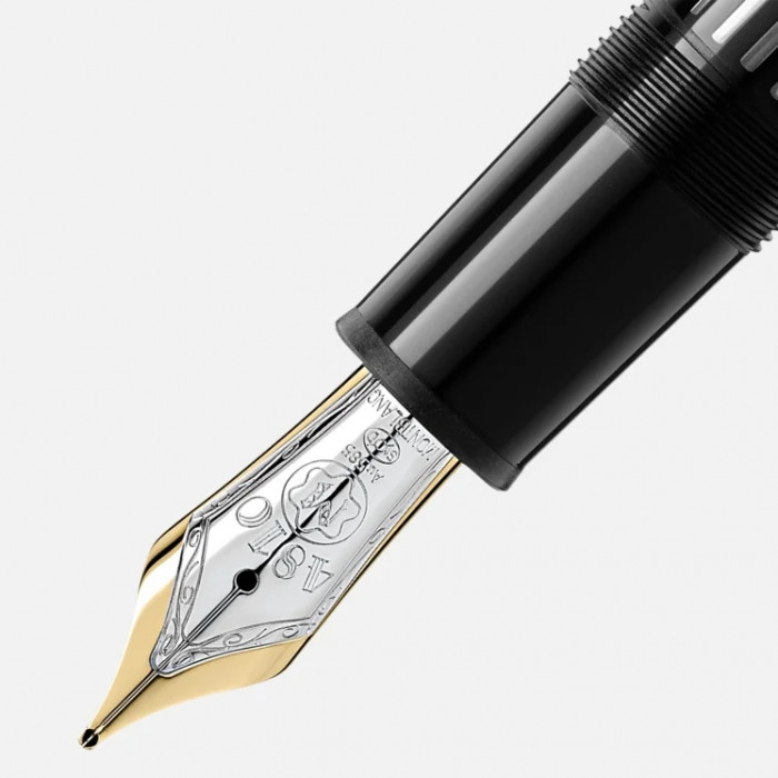 Перьевая ручка Montblanc Meisterstuck Le Grand с платиновым напылением