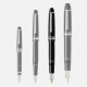 Перьевая ручка Montblanc Meisterstuck Le Grand с платиновым напылением