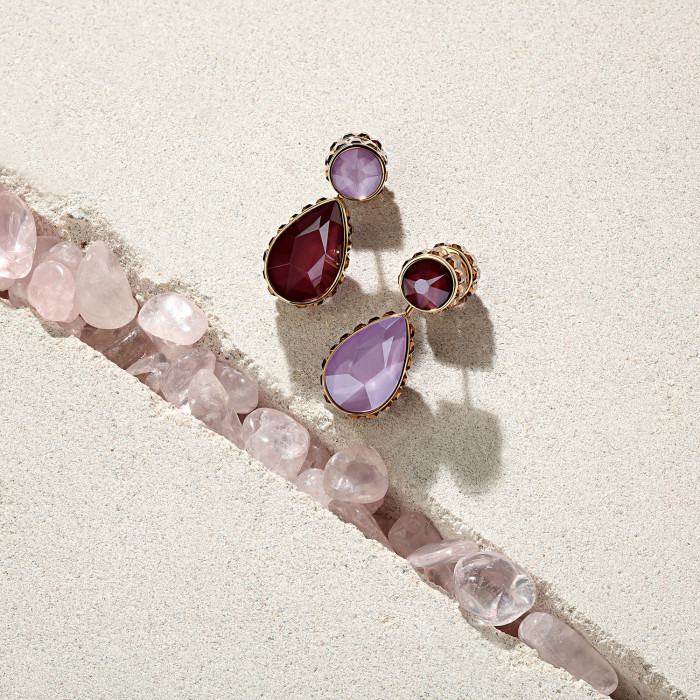 Серьги-подвески ORBITA SWAROVSKI