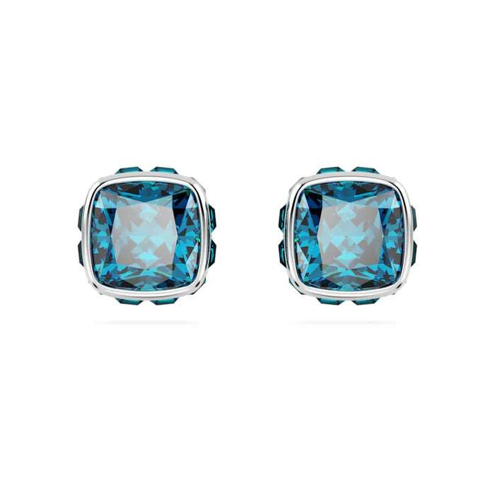 Серьги-пусеты с камнем по знаку зодиака BIRTHSTONE SWAROVSKI - Декабрь