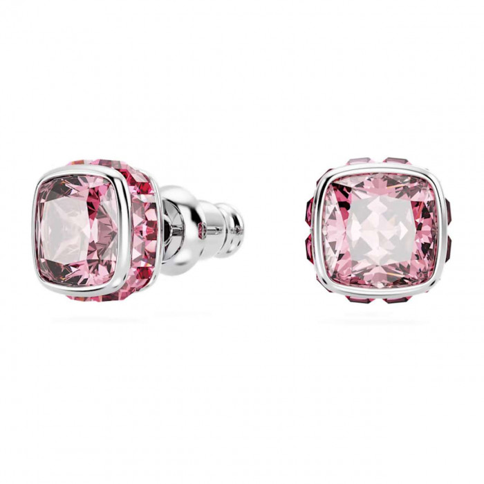 Серьги-пусеты с камнем по знаку зодиака BIRTHSTONE SWAROVSKI - Октябрь