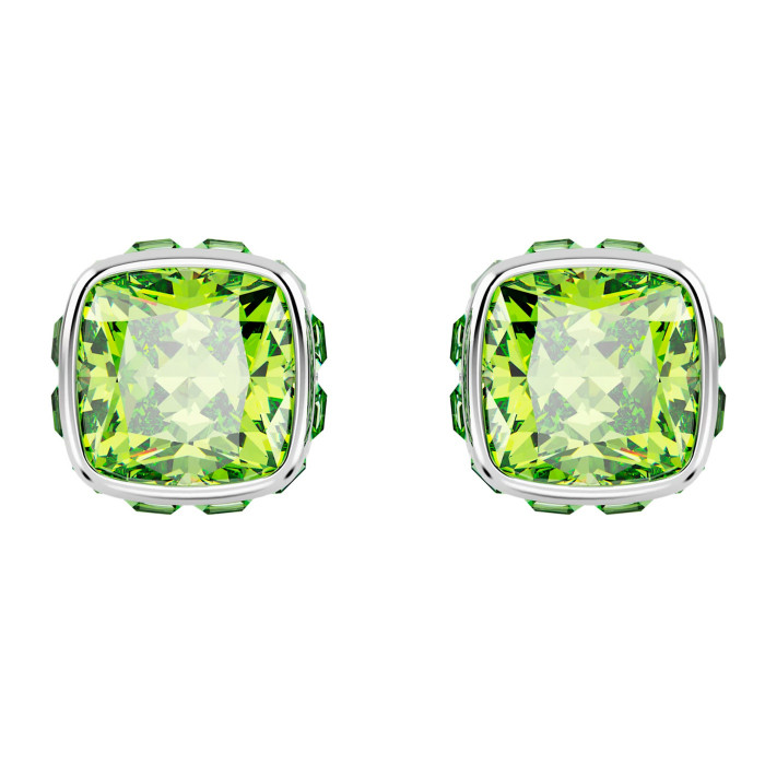 Серьги-пусеты с камнем по знаку зодиака BIRTHSTONE SWAROVSKI - Август