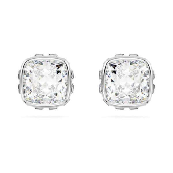 Серьги-пусеты с камнем по знаку зодиака BIRTHSTONE SWAROVSKI - Апрель