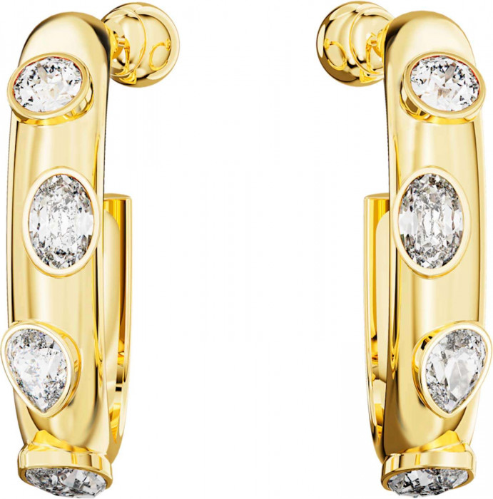 Серьги-кольца DEXTERA SWAROVSKI