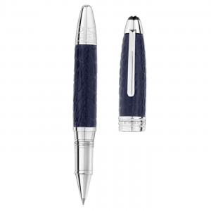 Ручка-роллер Montblanc Meisterstück Great Masters Exotic Leather Blue Alligator