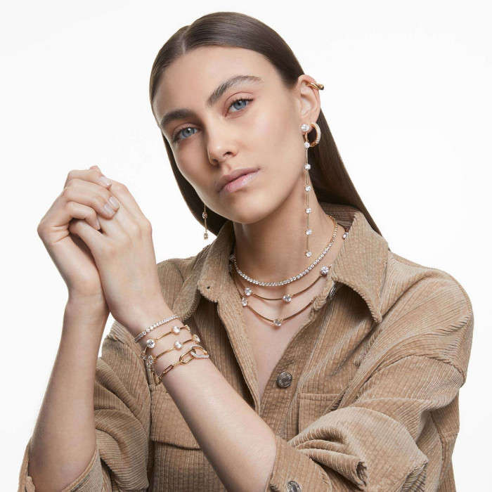 Серьги-кольца DEXTERA SWAROVSKI