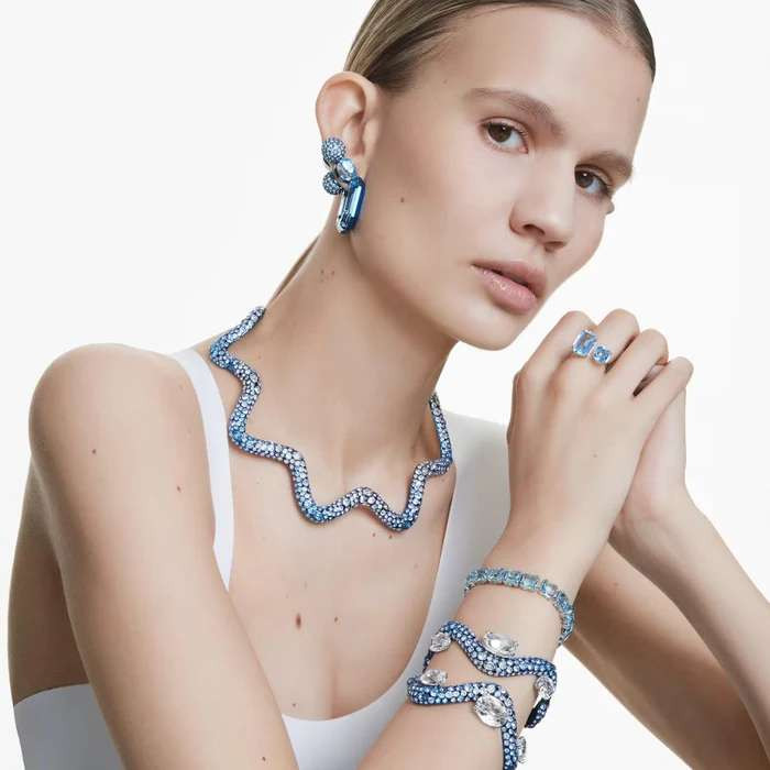 Серьги-кольца LUCENT SWAROVSKI