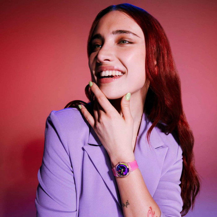 SWATCH SWATCH NEON PINK PODIUM