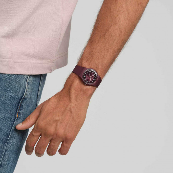 SWATCH THRU THE CROWN GLASS