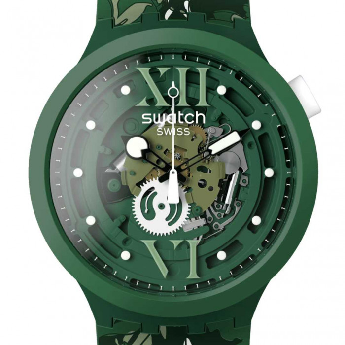 SWATCH CAMOFLOWER GREEN