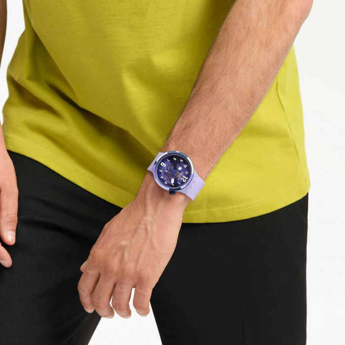 SWATCH LOOK RIGHT THRU VIOLET