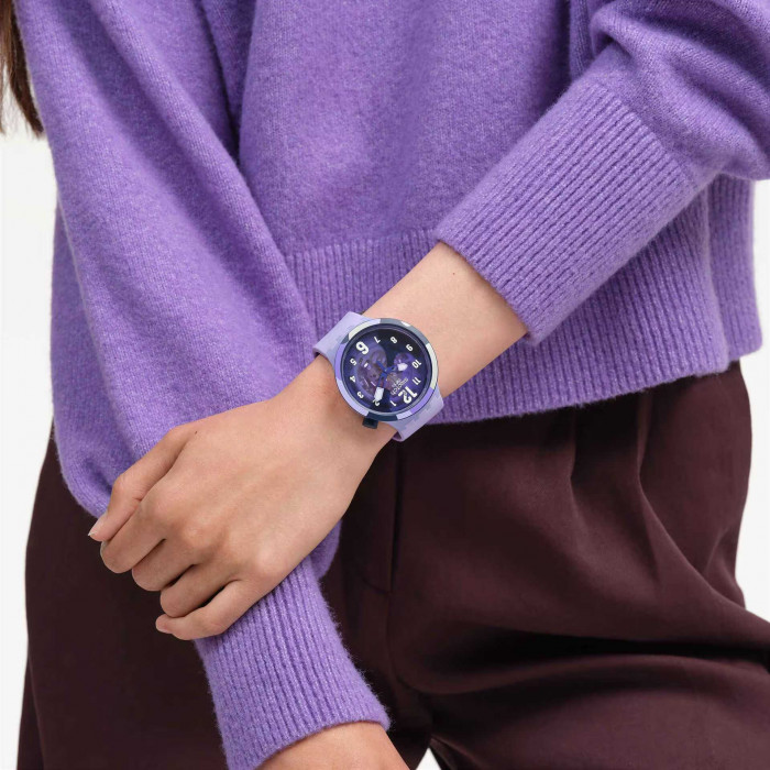 SWATCH LOOK RIGHT THRU VIOLET